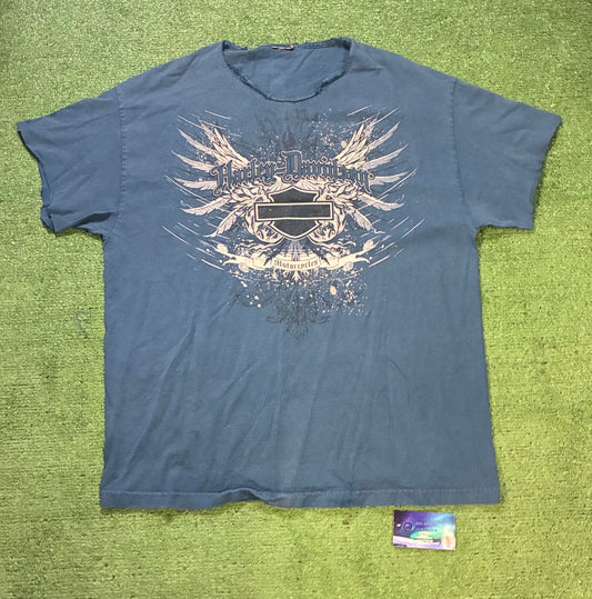 Harley Davidson blue Baltimore tee