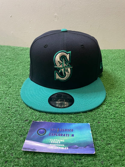 Seattle Mariners navy/teal new era hat