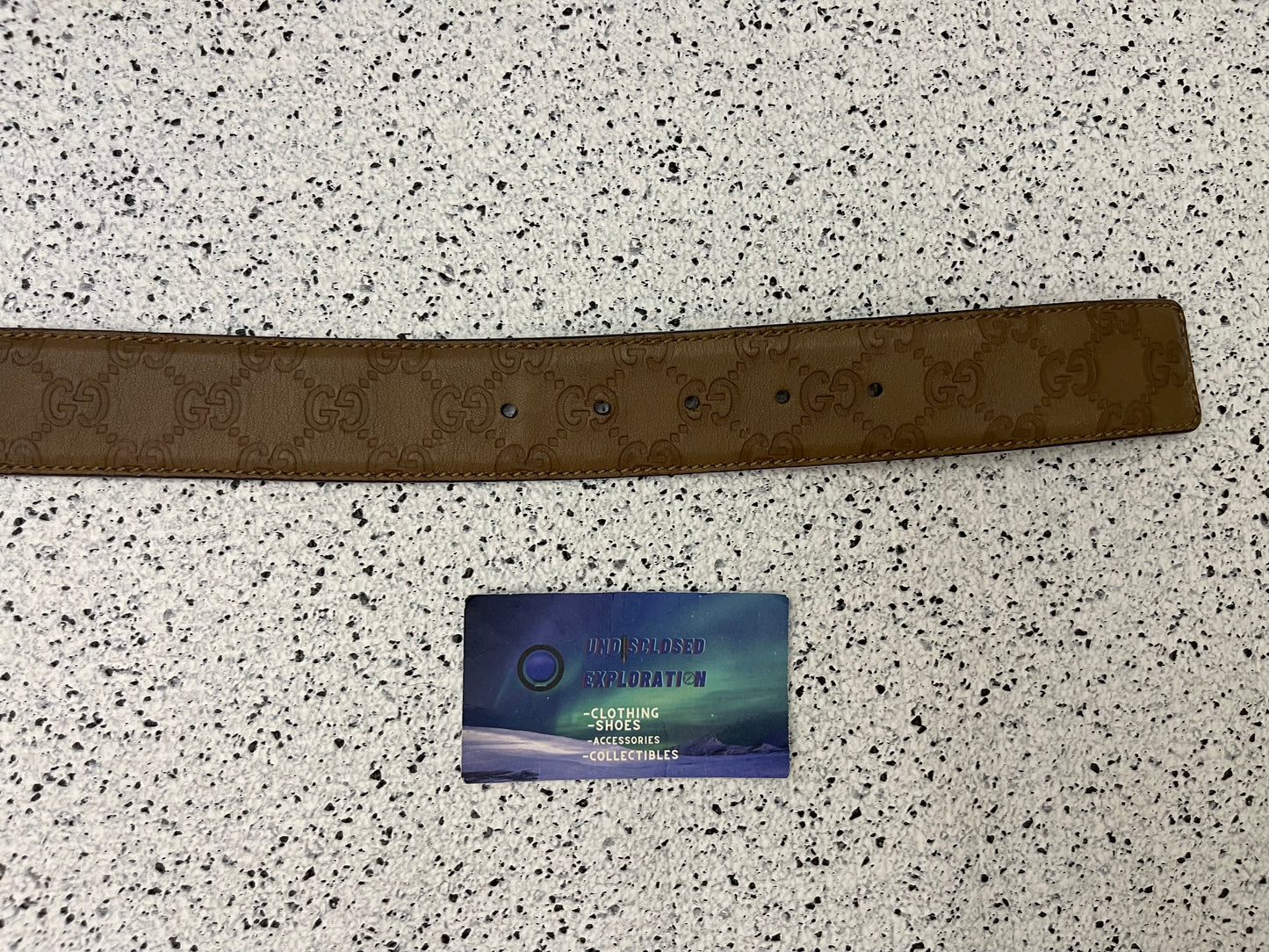 Gucci GG Print Belt