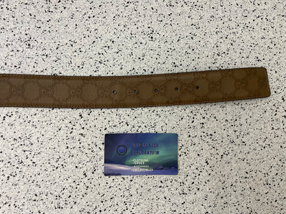 Gucci GG Print Belt