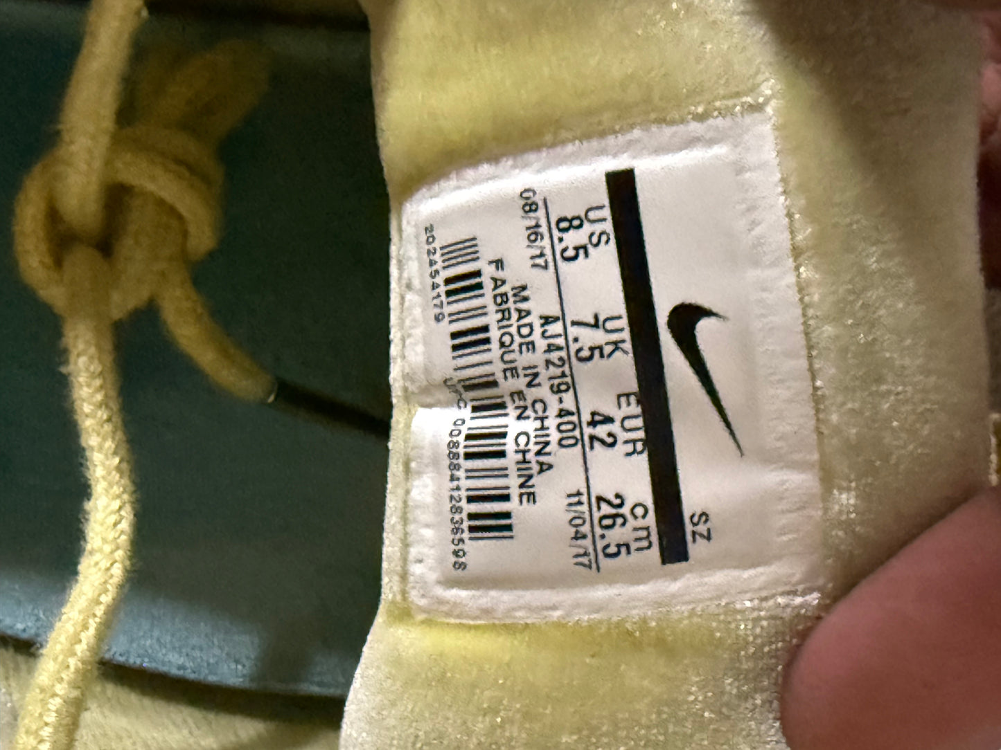 Nike Air Max 1/97 Sean Wotherspoon 8.5 Men/10 Women “Preowned”