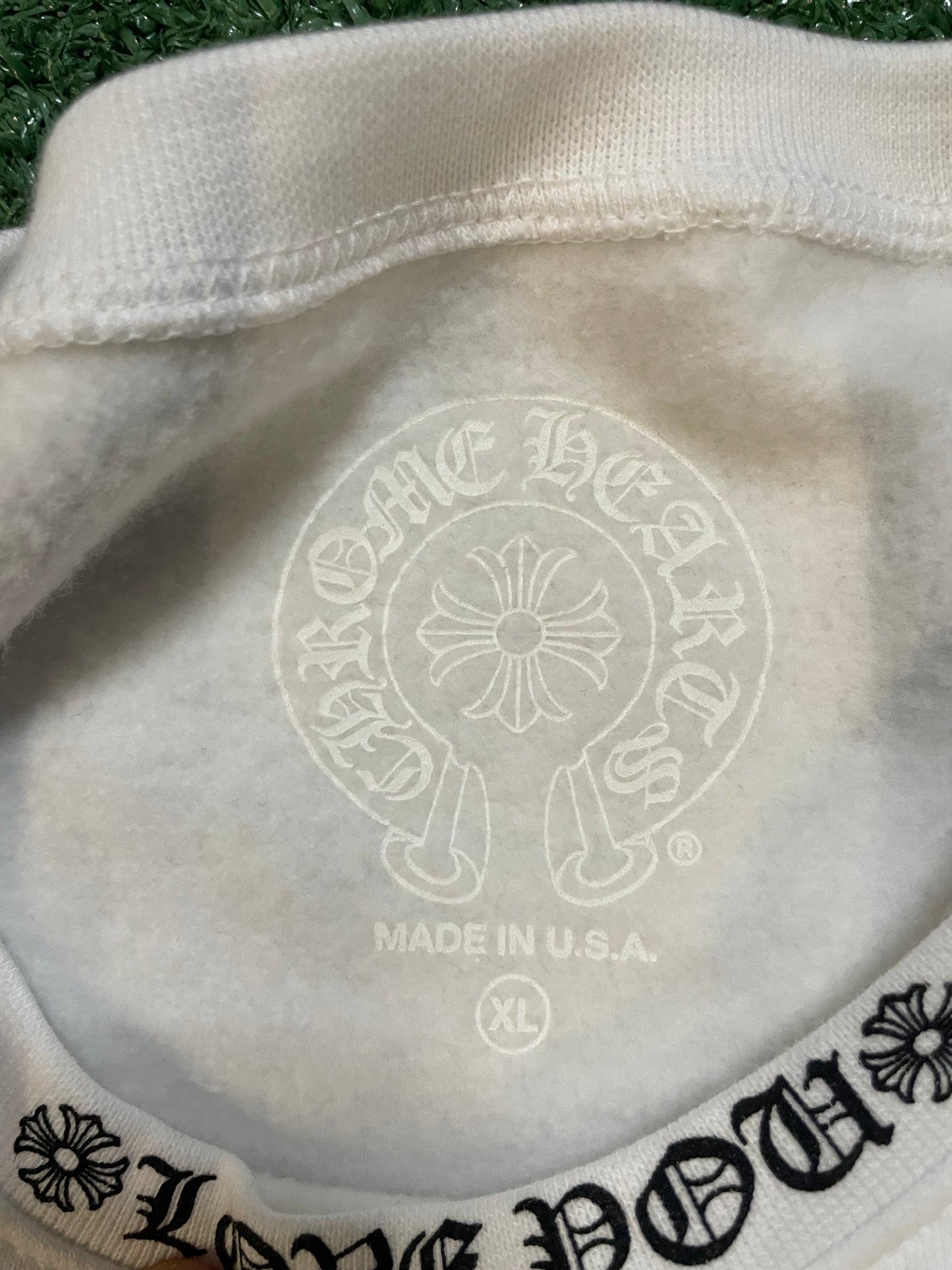 Chrome Hearts love you floral crewneck
