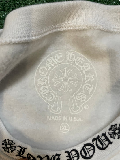 Chrome Hearts love you floral crewneck