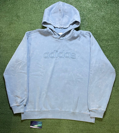 Adidas light blue sweatsuit