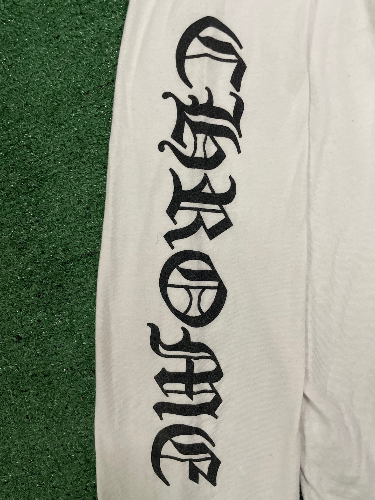 Chrome Hearts neck logo white longsleeve