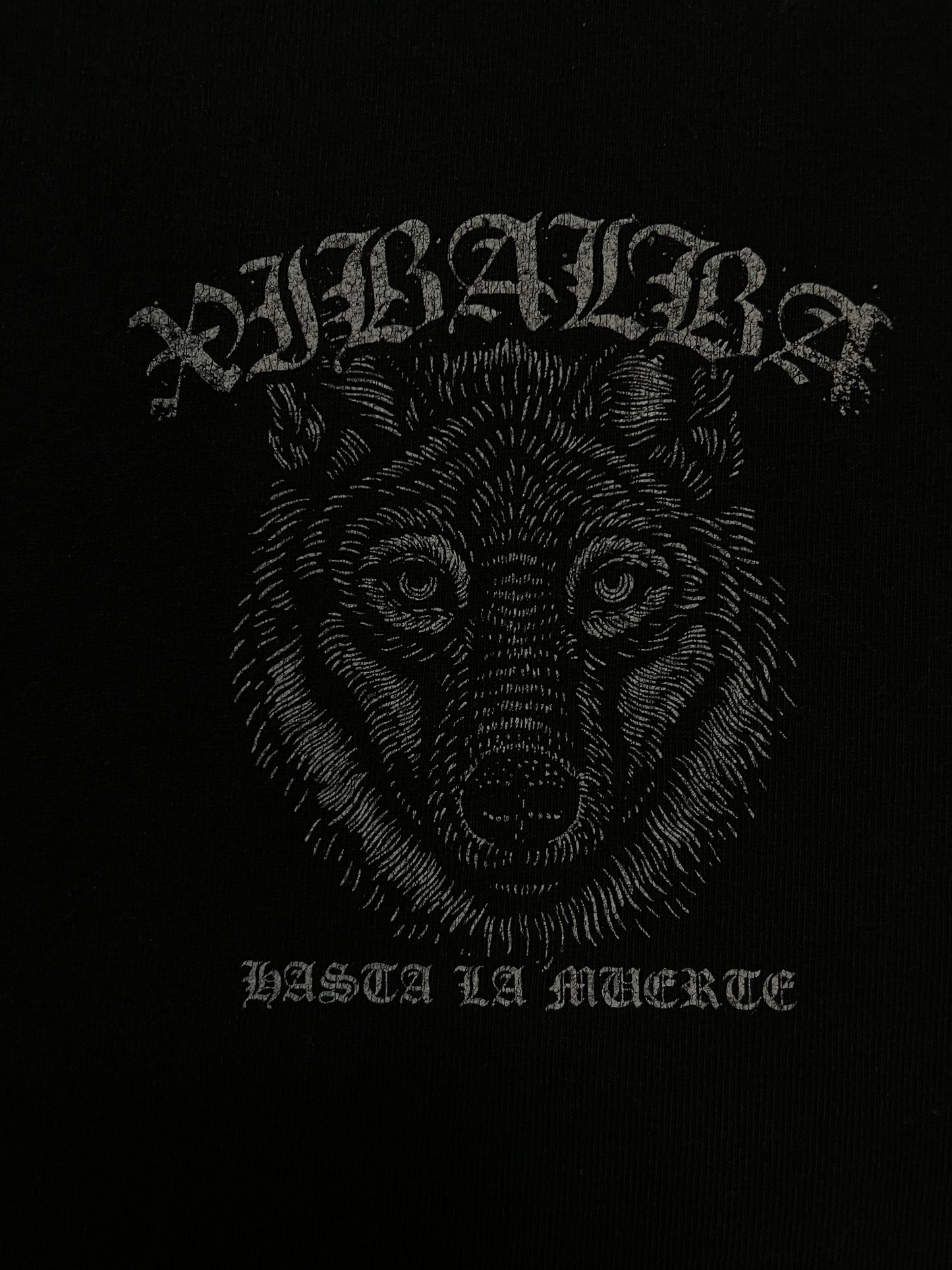 Xibalba heavy metal band black tee