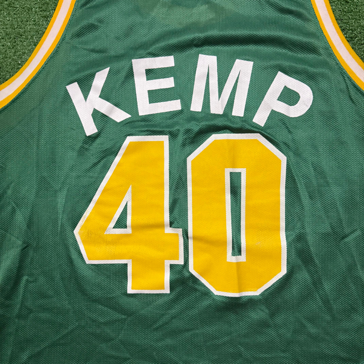 Vintage Seattle SuperSonics Shawn Kemp Jersey Champion