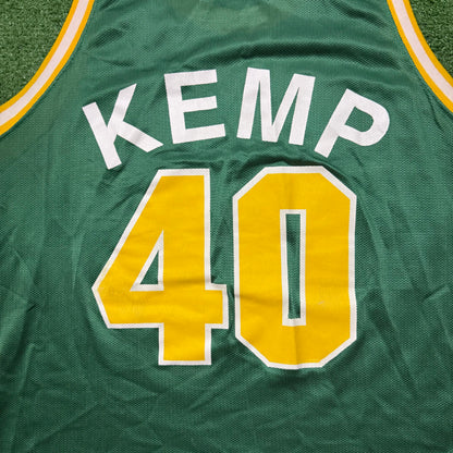 Vintage Seattle SuperSonics Shawn Kemp Jersey Champion