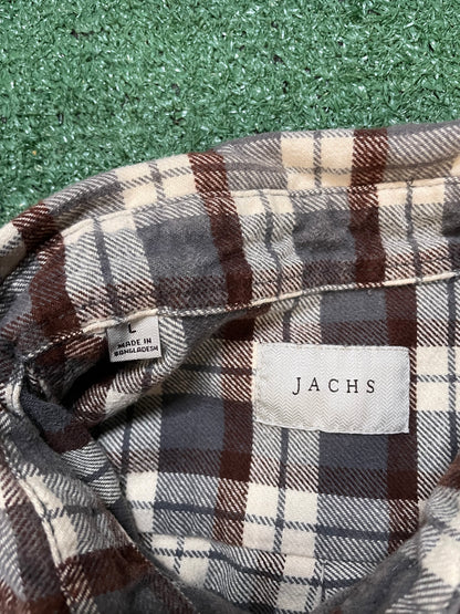 Jachs brown & cream flannel