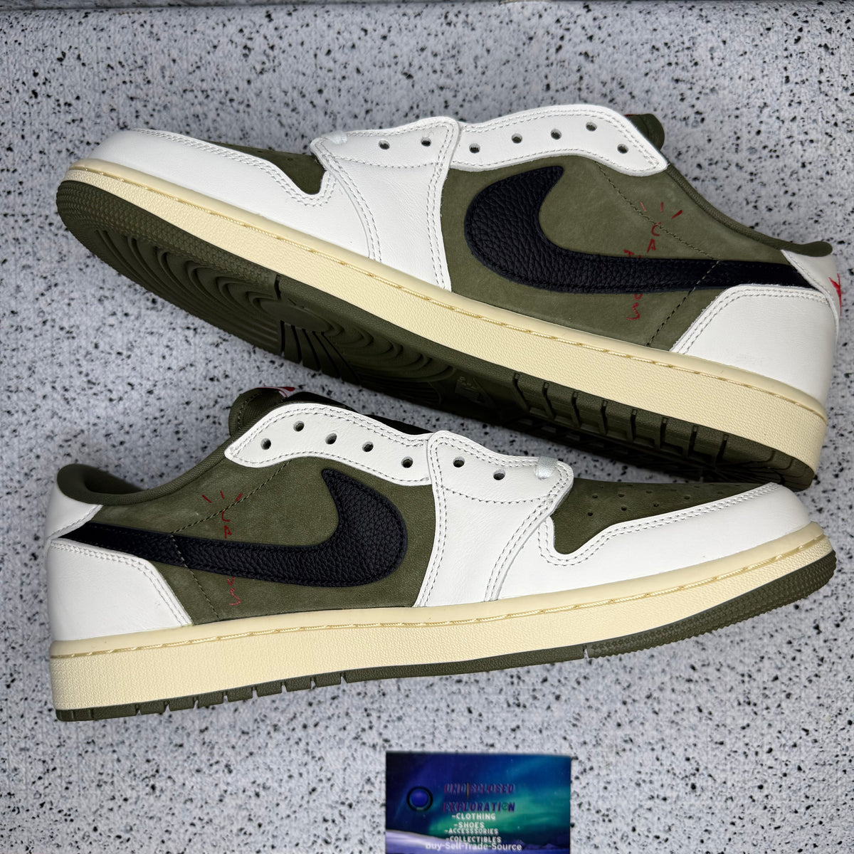 Jordan 1 Low Travis Scott Medium Olive