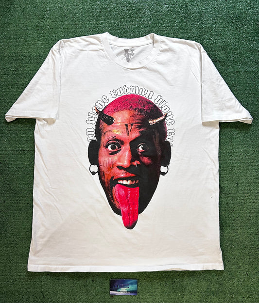 Vlone X Dennis Rodman white tee