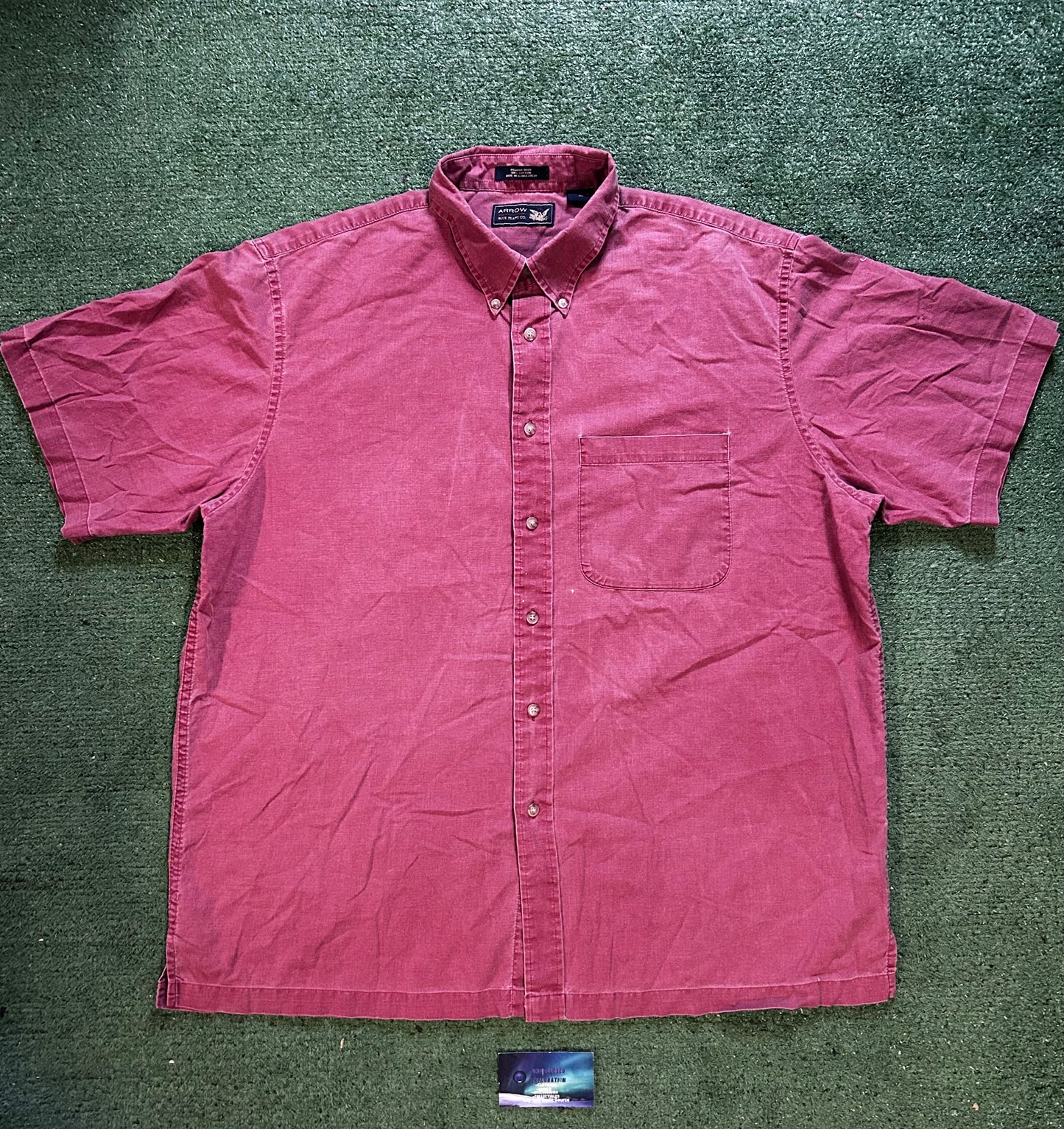 Vintage Arrow pink button up