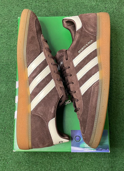 Adidas handball spezial sporty and rich brown size 12men/13.5women