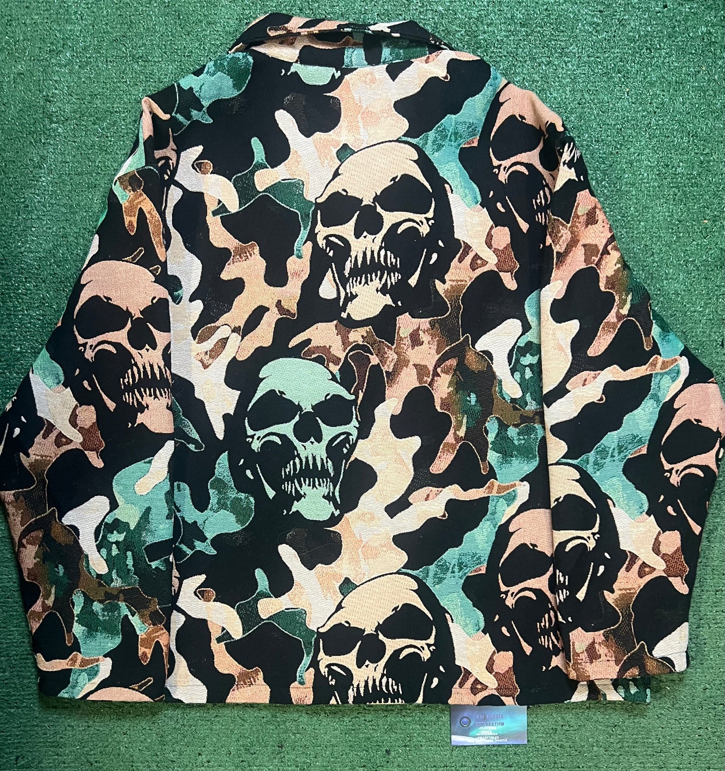 Rebel Vengeance skull tapestry jacket