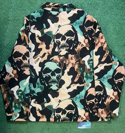 Rebel Vengeance skull tapestry jacket