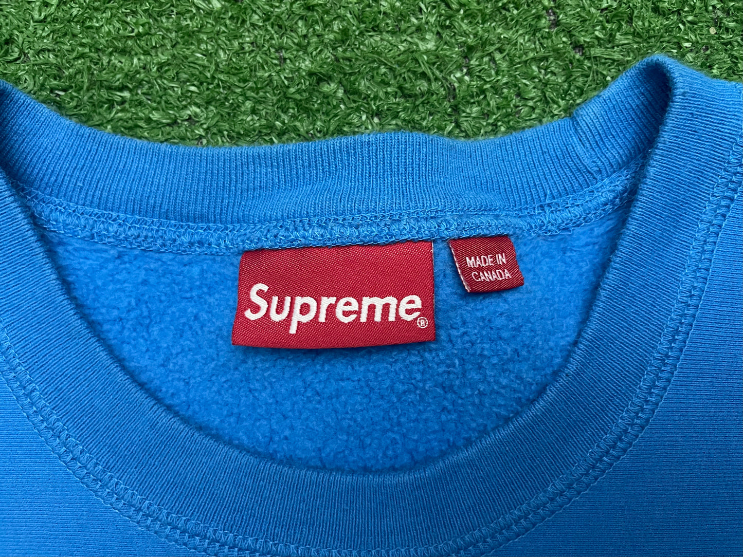 Supreme Box Logo Bright Royal Crewneck