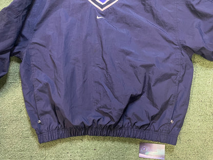 Vintage 1990s Nike navy center swoosh pullover crewneck