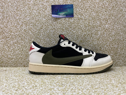 Jordan 1 Low Travis Scott Olive 10 Men/11.5 Women “Preowned”