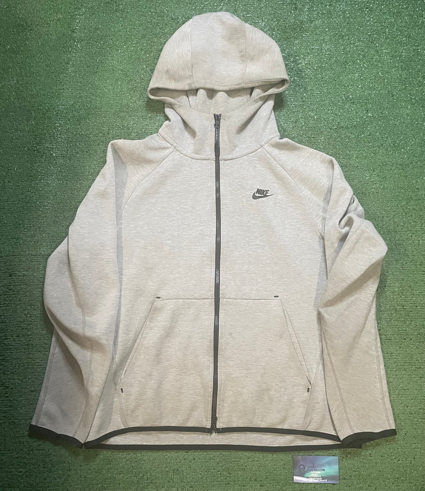 Nike tech fleece grey zip up hoodie