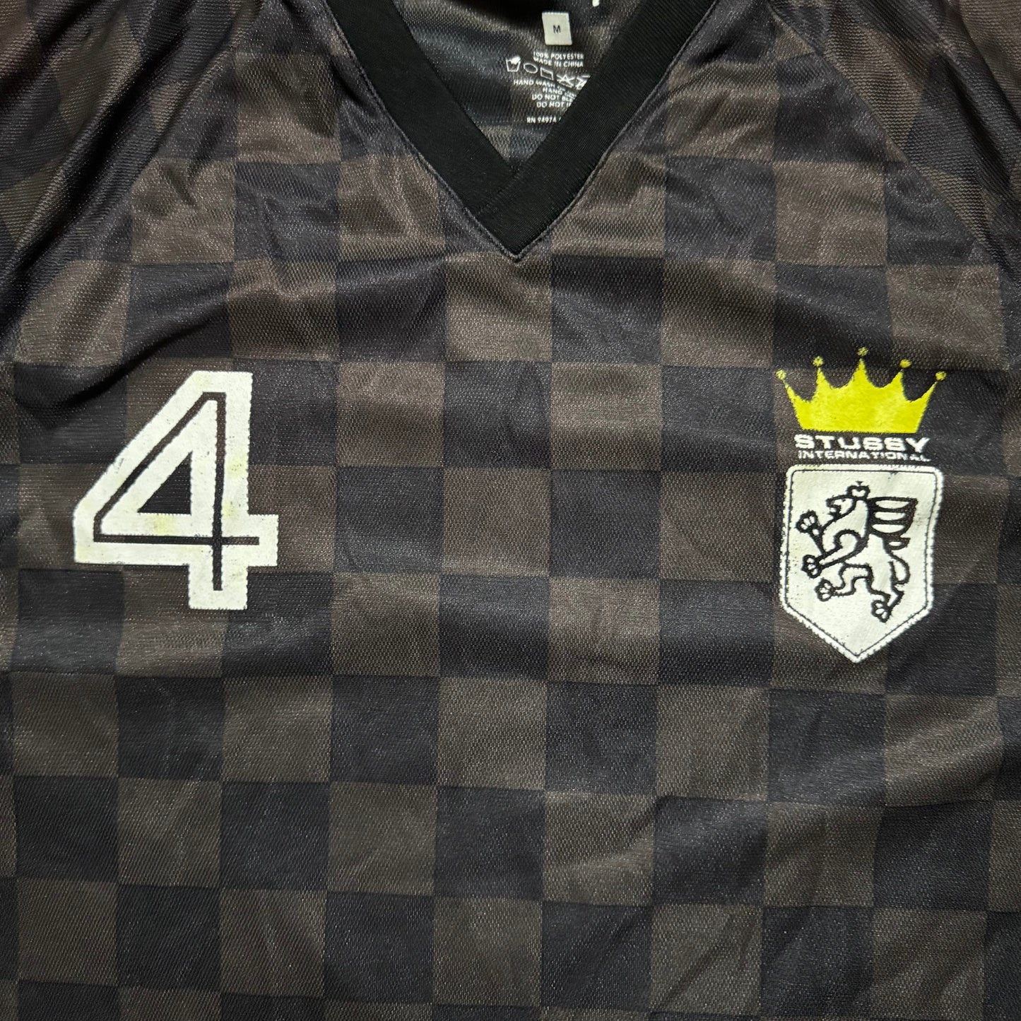 Stussy Checkerboard Soccer Jersey