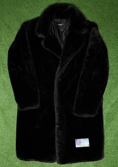 Forever 21 Velour Long Jacket