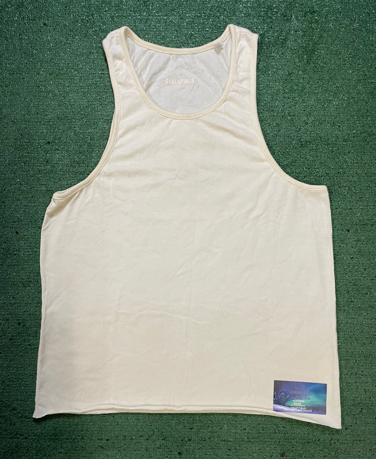 Fear of God Essentials cream tank top