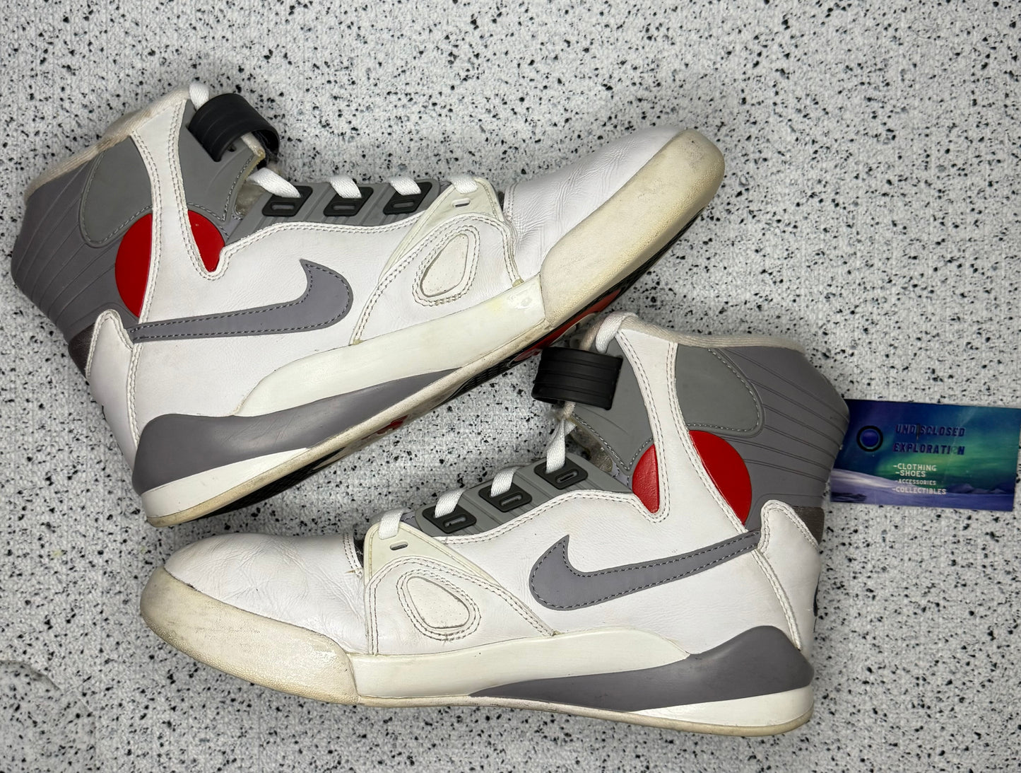 Nike Air Pressure David Robinson White Cement 9.5 Men/11 Women “Preowned”