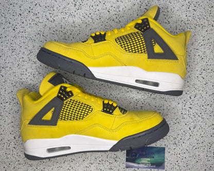 Jordan 4 Lightning 9.5 Men/11 Women “Preowned”