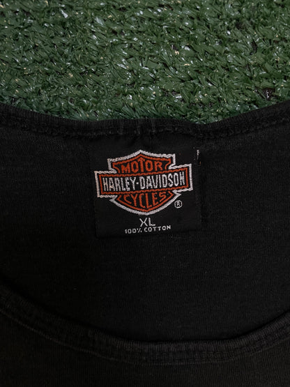 Vintage 1990s Harley Davidson flame tank top