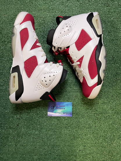 Jordan 6 carmine 2014 size 10.5men/12women