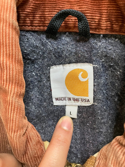 Vintage 2000s Carhartt beige Detroit jacket