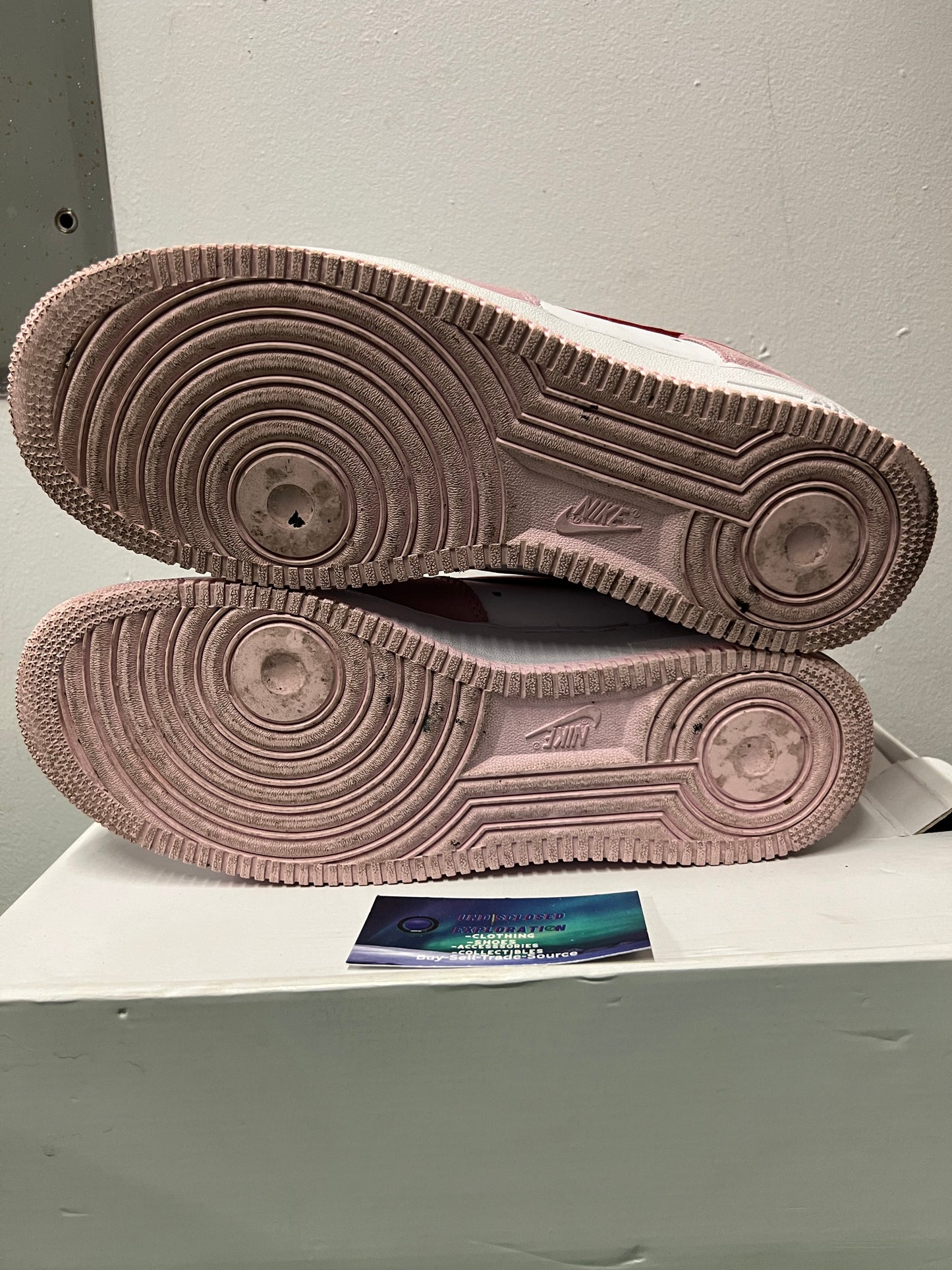 Nike Air Force 1 low Valentine’s Day love letter size 11men/12.5women