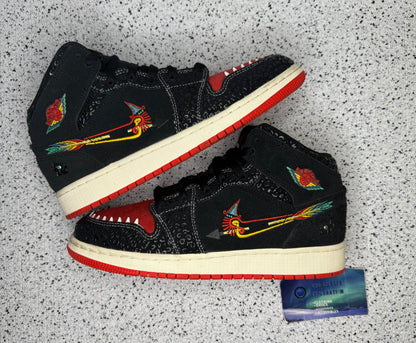 Jordan 1 Mid Siempre Familia 6.5 Youth/8 Women “Preowned”
