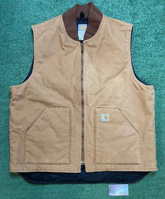 Vintage Carhartt tan vest