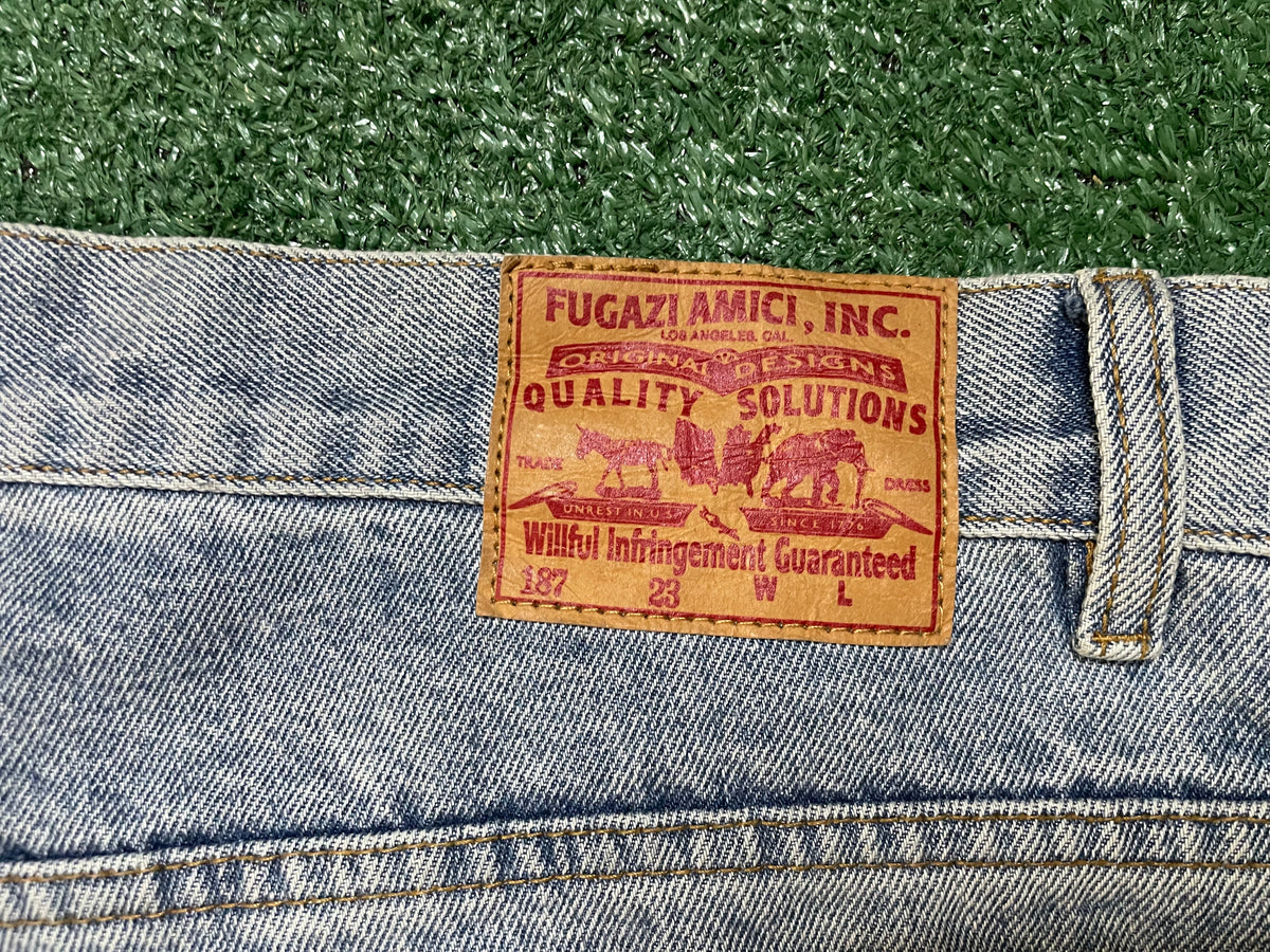 FUGAZI Chain Splatter Jeans