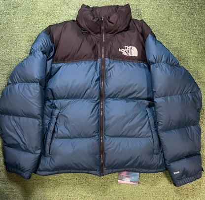 The North face blue Nuptse 700 jacket