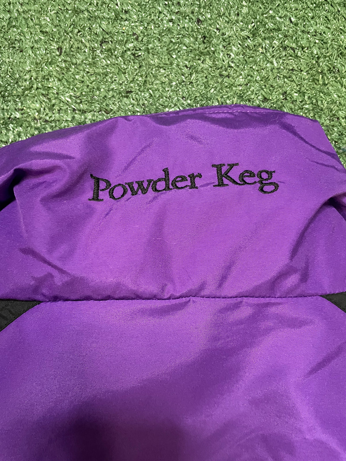 vintage Columbia Powder Keg purple & black jacket