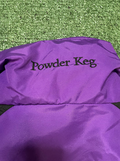 vintage Columbia Powder Keg purple & black jacket