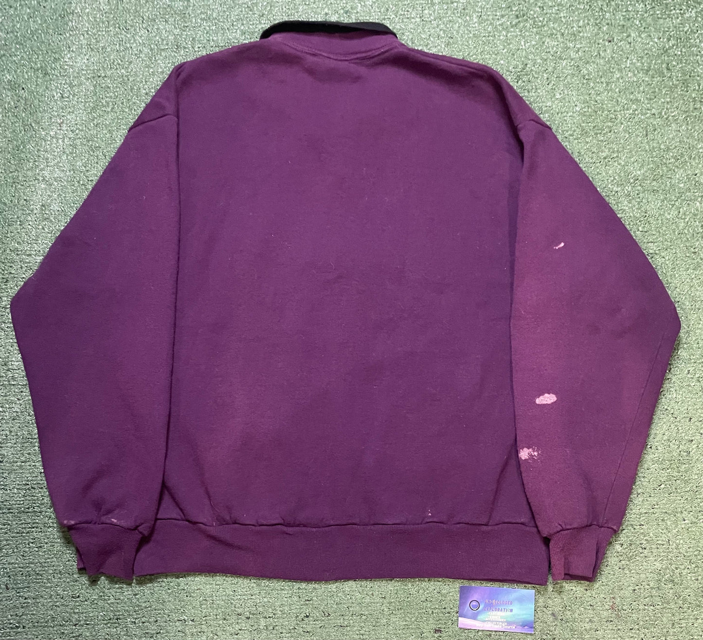 Vintage 1990s Golf purple embroidered crewneck