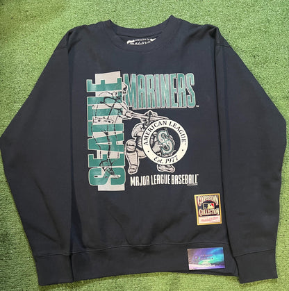 Seattle Mariners American League MLB Mitchell & Ness crewneck