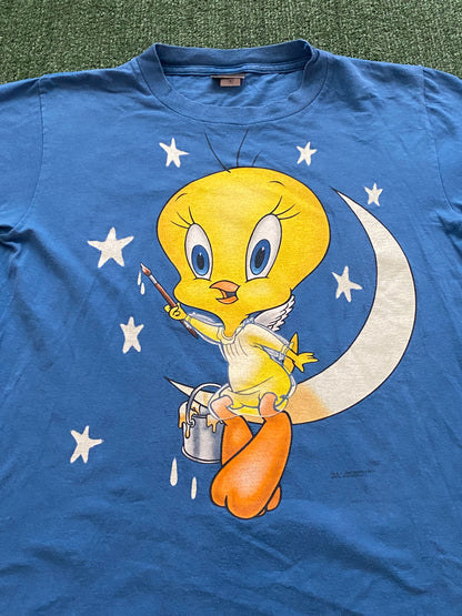 Vintage Tweety Bird Painting Tee