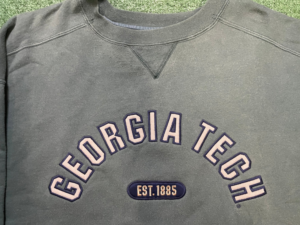 Vintage 2000s Georgia Tech embroidered crewneck