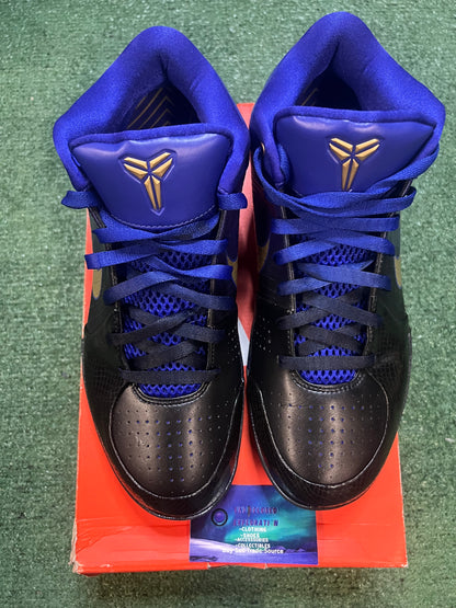 Nike Kobe IV 4 lakers away size 12men/13.5women