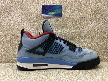 Jordan 4 Travis Scott Cactus Jack 10.5 Men/12 Women “Preowned”