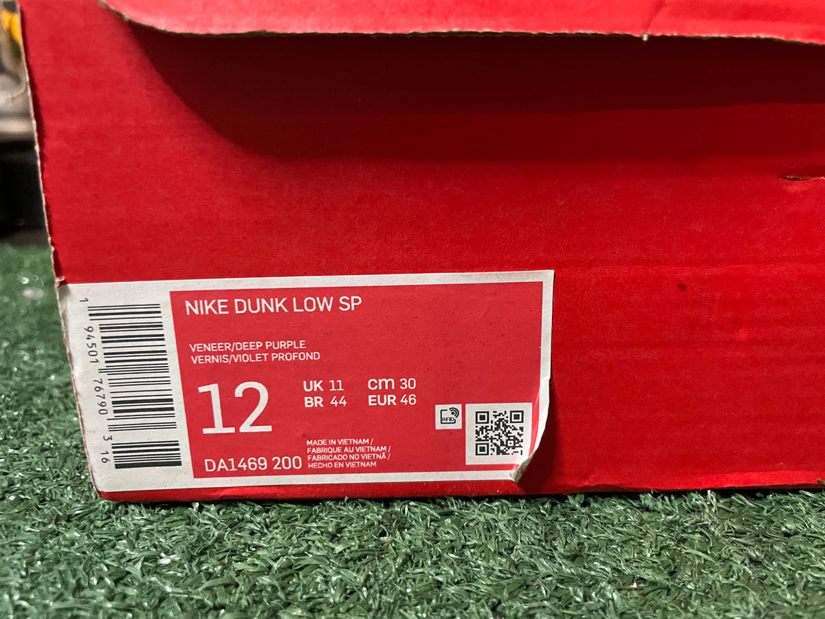 Nike Dunk low veneer size 12men/13.5women