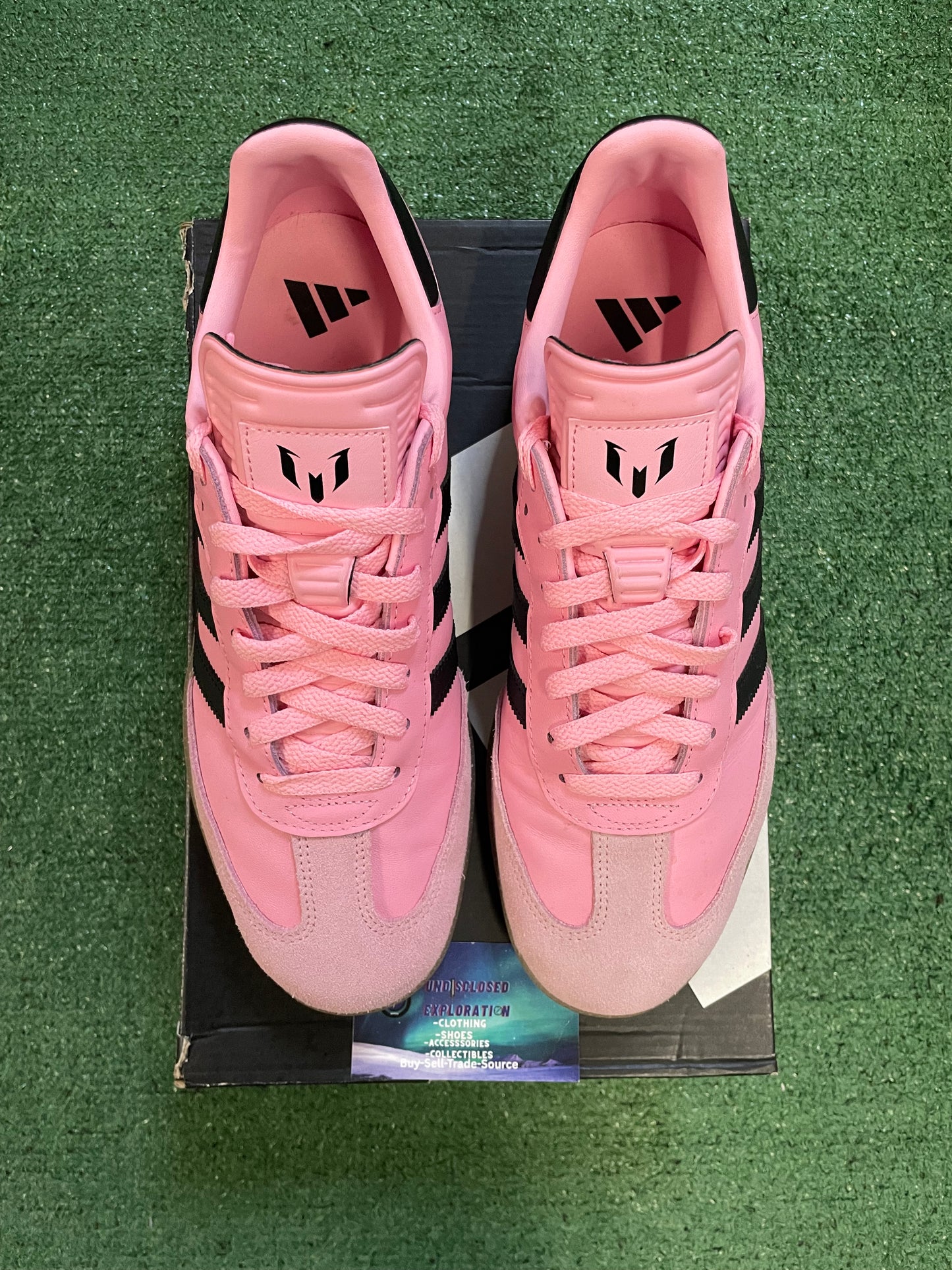 Adidas Samba Messi light pink inter Miami size 12men/13.5women