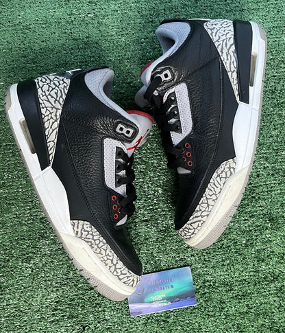 Air Jordan 3 Black Cement 2018 size 8.5men/10women