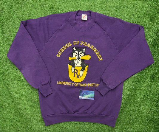 Vintage University of Washington Uw Pharmacy Crewneck