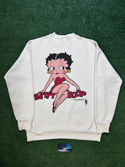 Vintage 1990s Betty boop and Felix the cat double sided crewneck