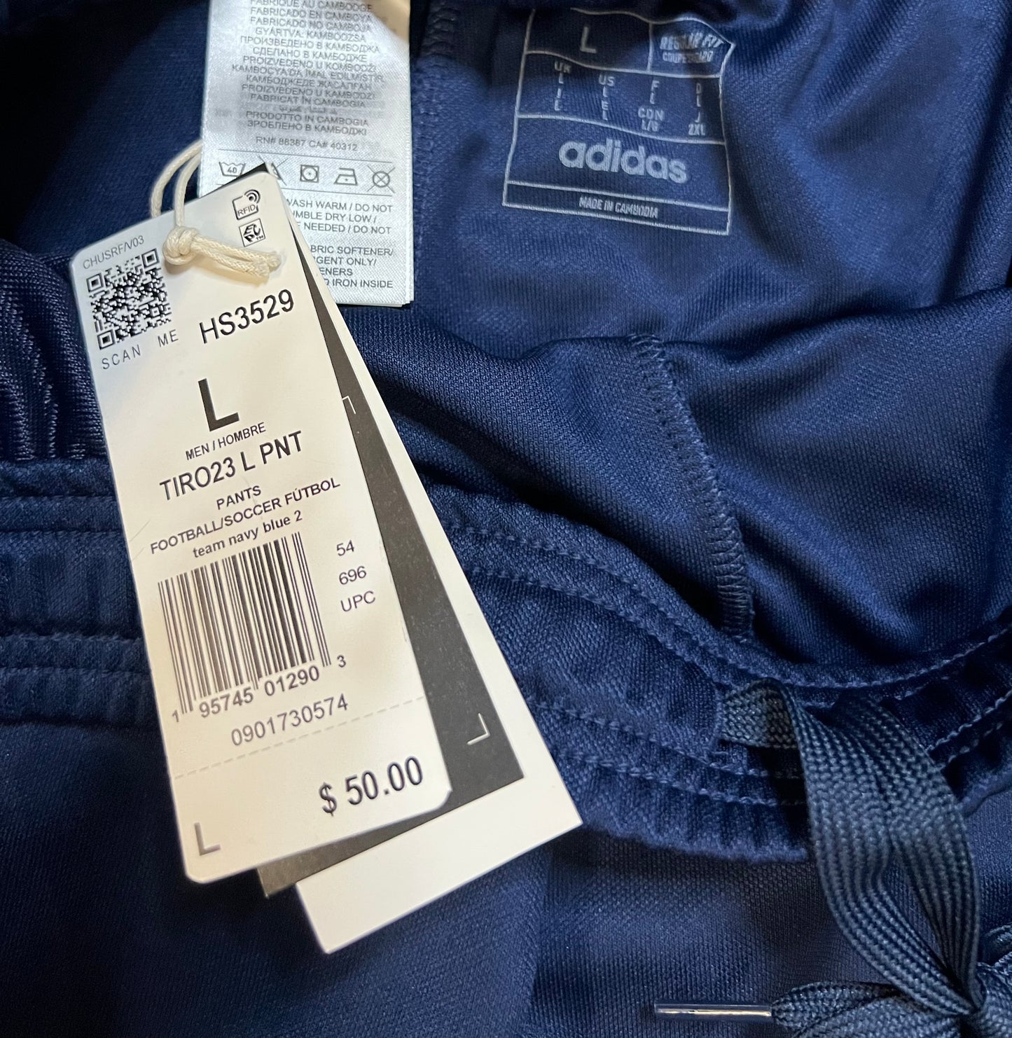 Adidas tiro 23 navy sweatpants